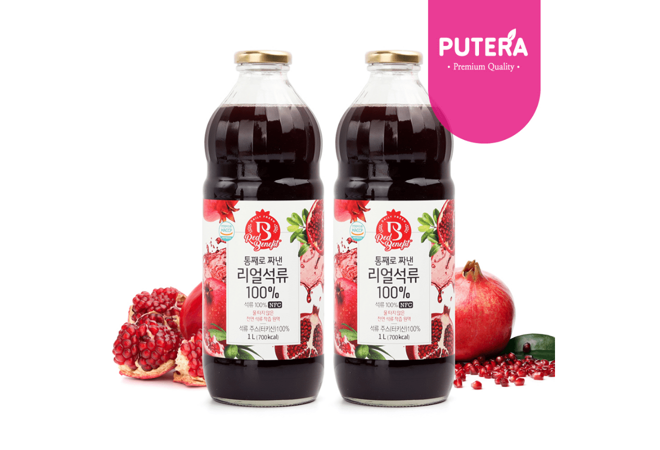 통째로 짜낸 리얼석류 100%